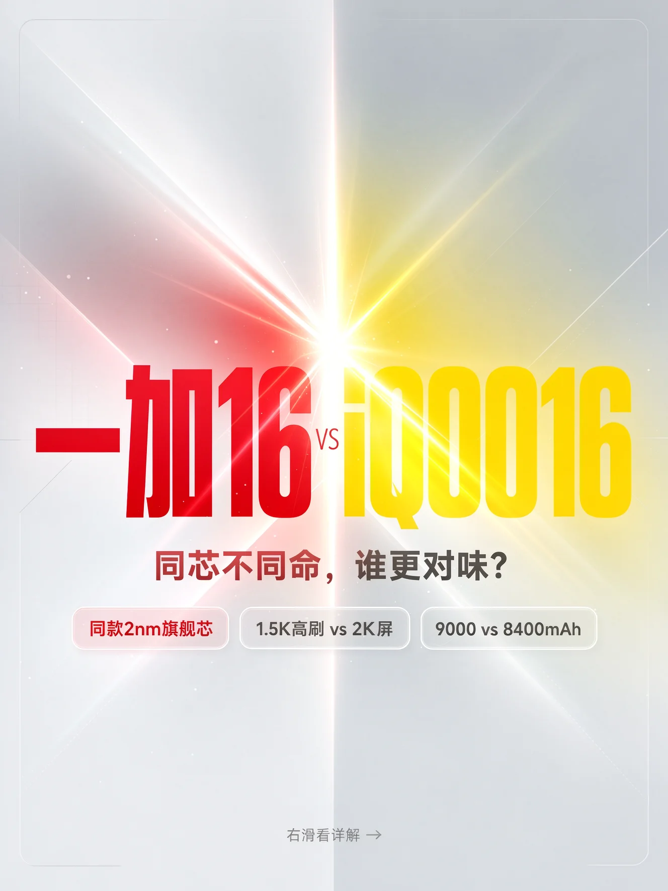 一加 16 和 iqoo16 对比