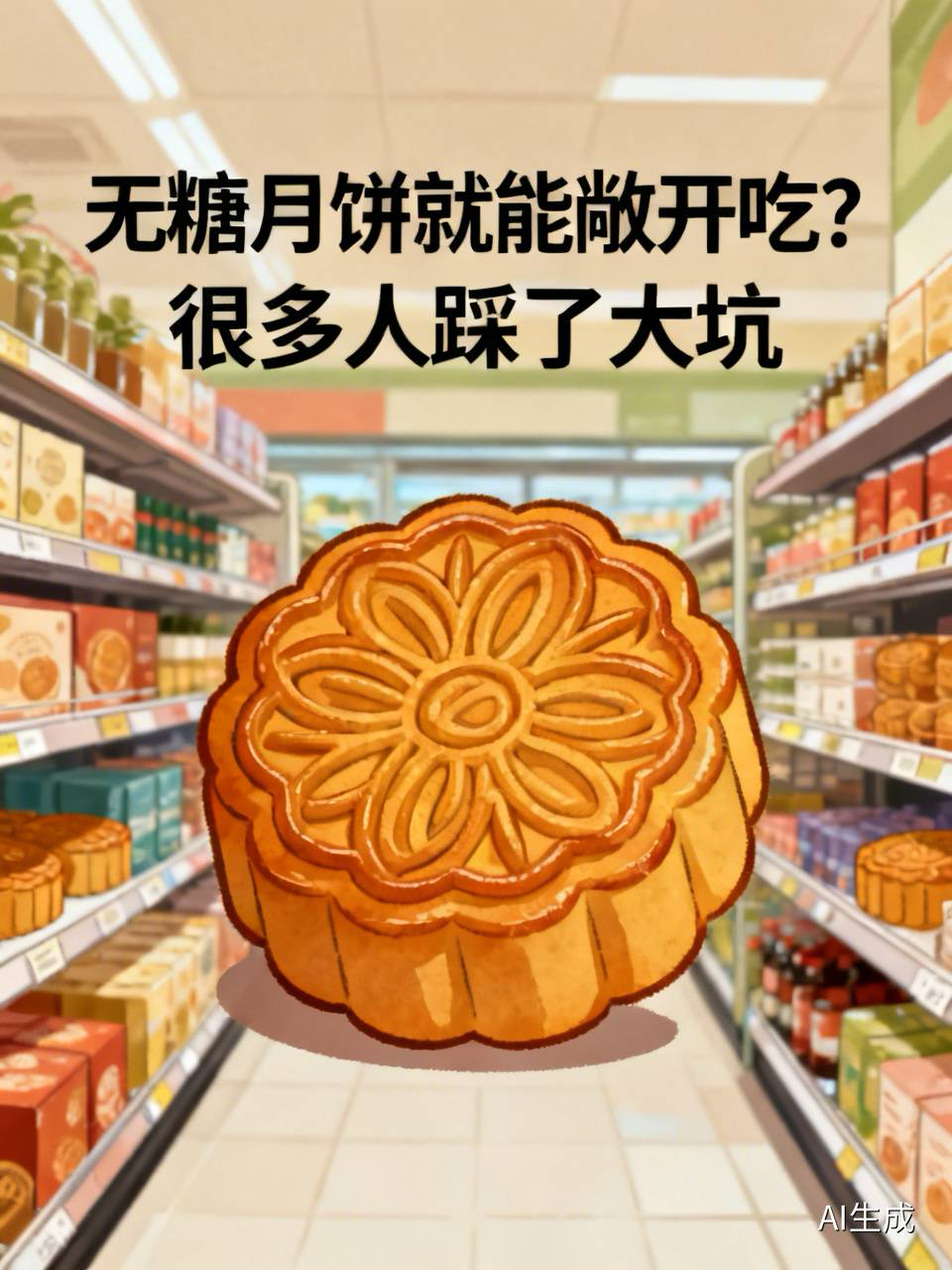 无糖月饼就能敞开吃？很多人踩了大坑

中秋佳节，超市里的无糖