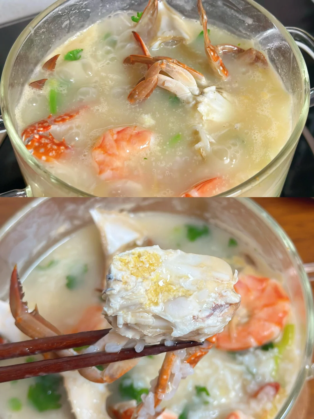 梭子蟹的季节必须来一锅海鲜粥呀