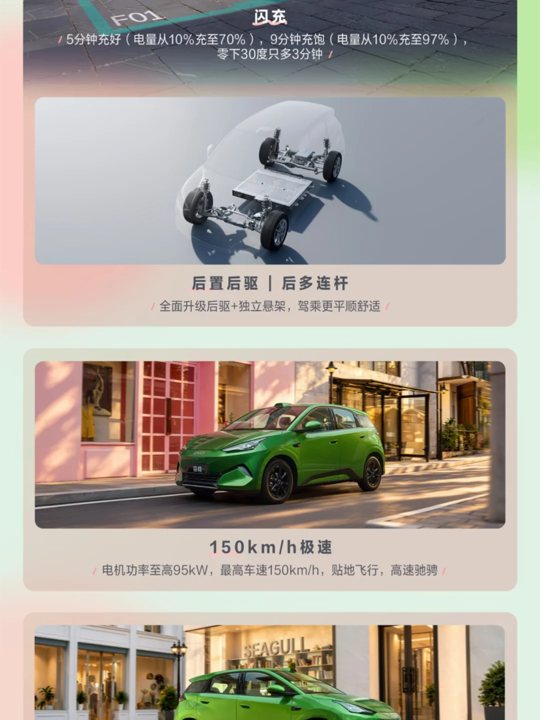 厉害了！海鸥都有后置后驱➕独悬了