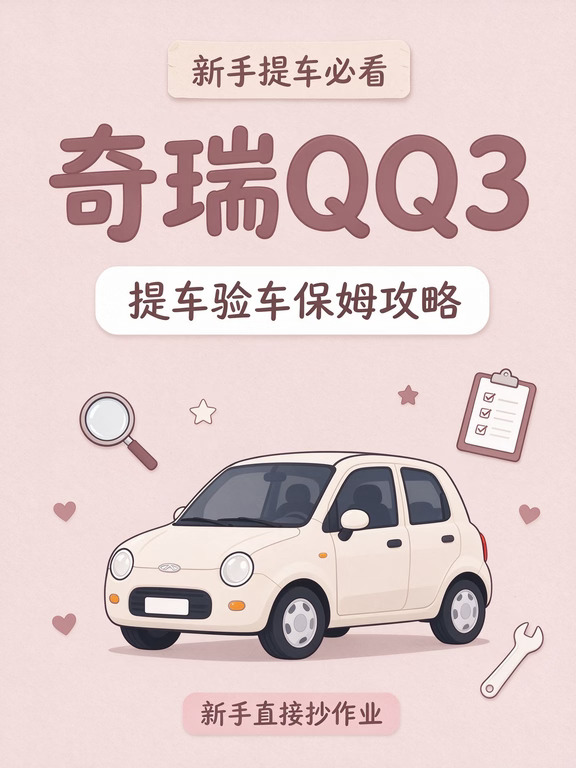 奇瑞QQ3提车验车保姆攻略✨直接抄作业