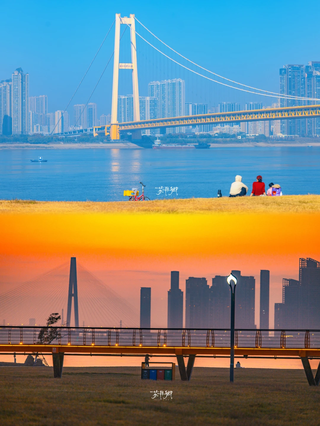 为什么武汉有海的感觉？初冬露营｜洪山江滩