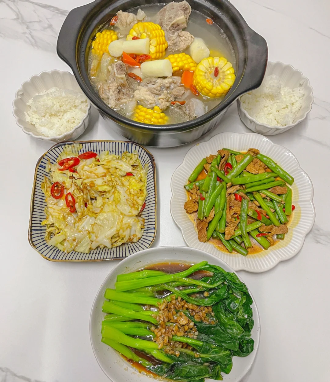 ✅晚餐分享|豆角炒肉（附教程）✨