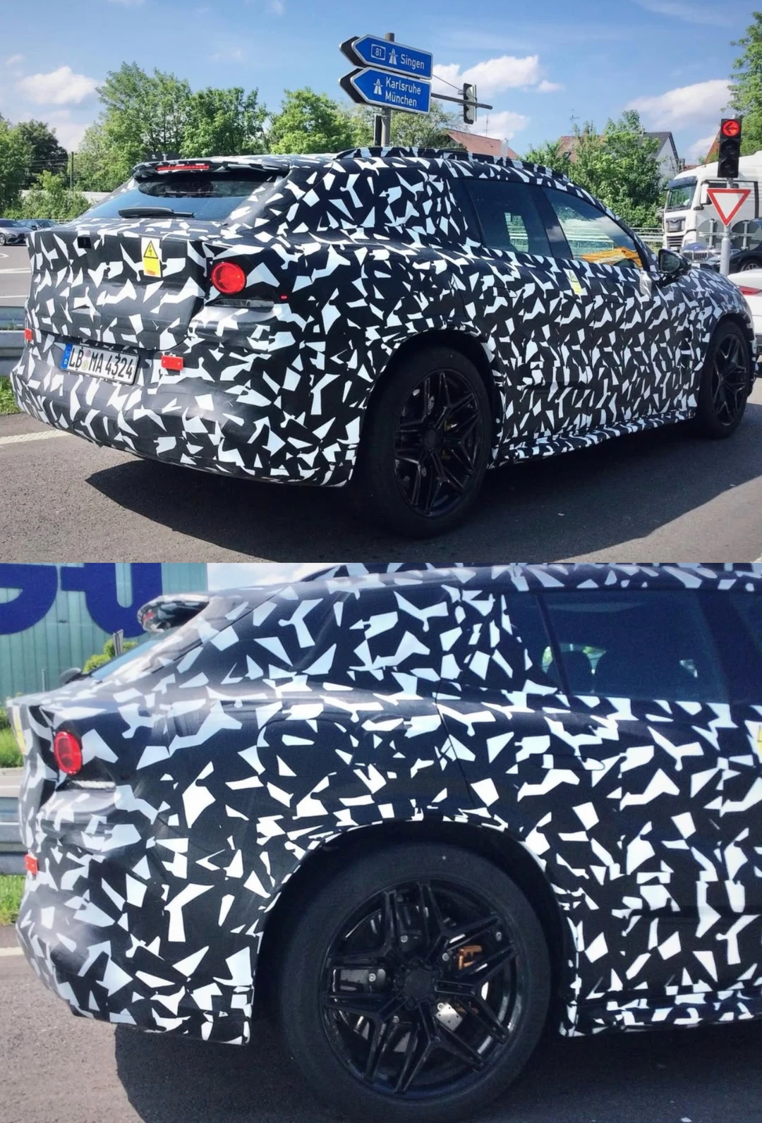 2028 Mercedes-AMG GT SUV EV 谍照