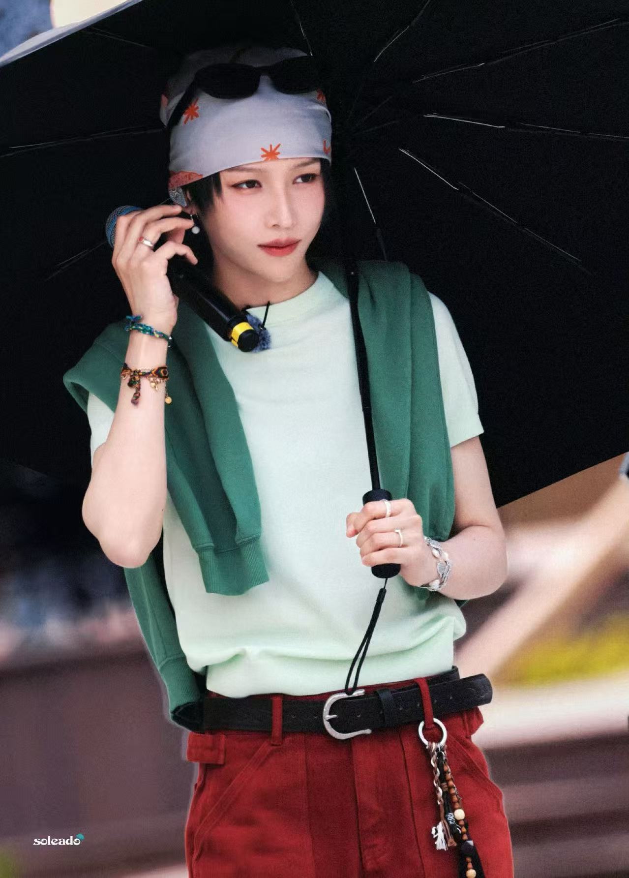 刘雨昕头巾秀❤️