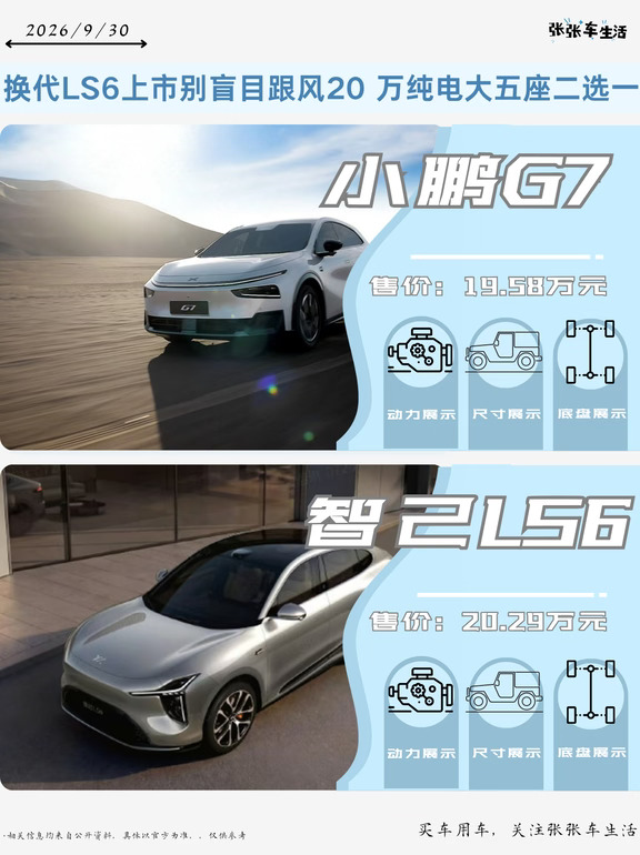 换代 LS6 上市别盲目跟风❗20 万纯电大五座
