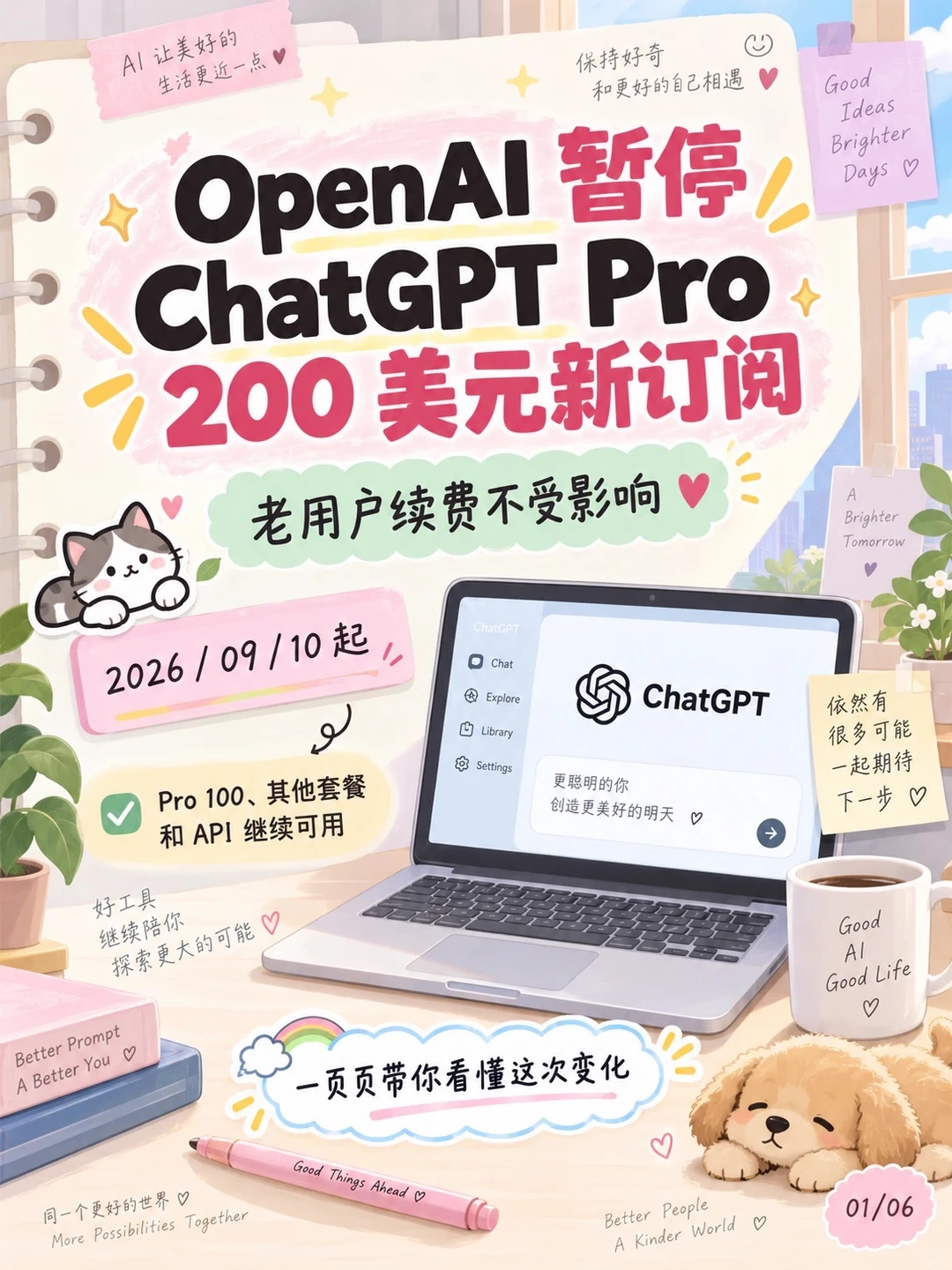 OpenAI暂停 ChatGPT Pro 200美元新订阅