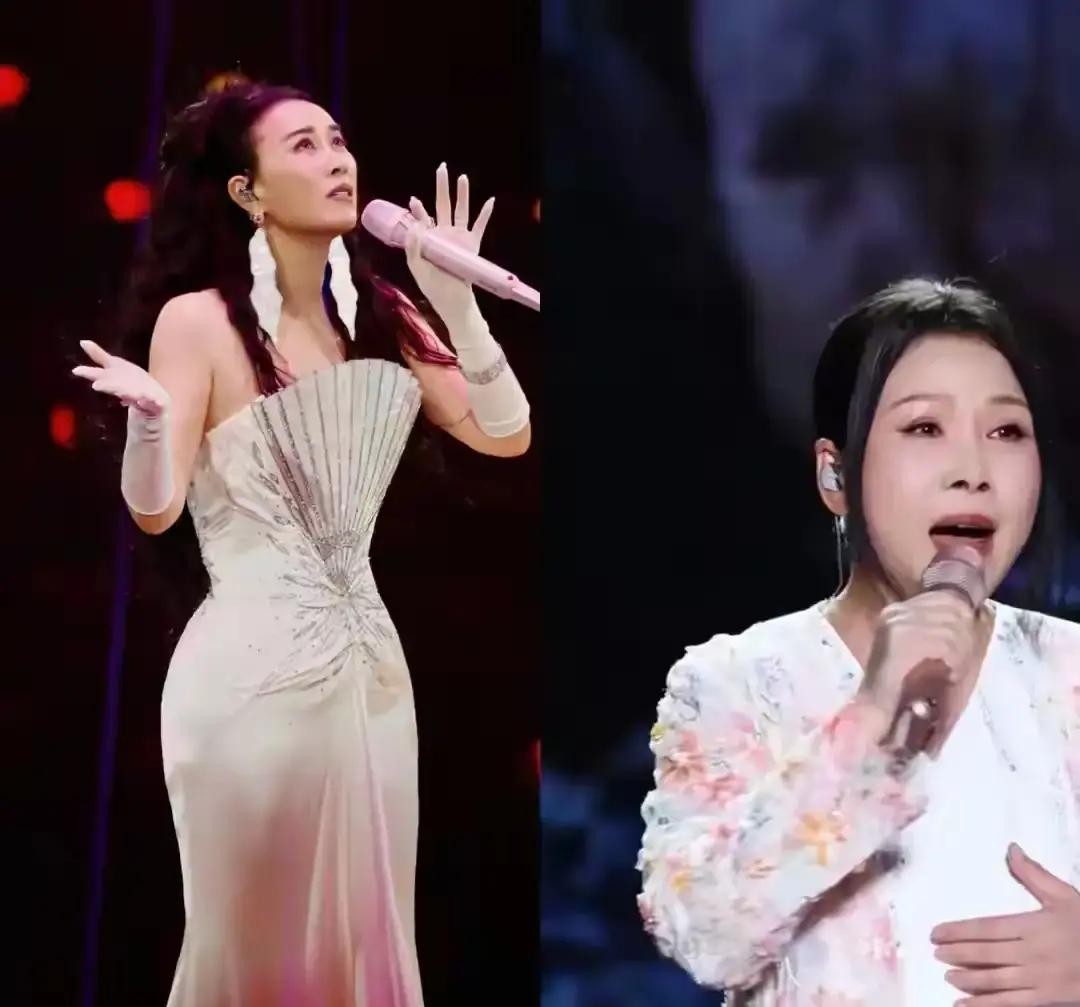 北京五棵松的后台简直连个下脚的地儿都没有，全是各路神仙送的花篮

台下坐着王菲挥着荧光棒，台上站着顶流肖战跟着合唱，连黄渤宋丹丹张碧晨都赶来凑热闹，这场面哪里是演唱会，简直就是大半个娱乐圈在搞团建

可谁能想到，就在同一天，远在几百公里外的陕西榆林，一场露天拼盘商演正赶上凄风冷雨

没有恒温空调，没