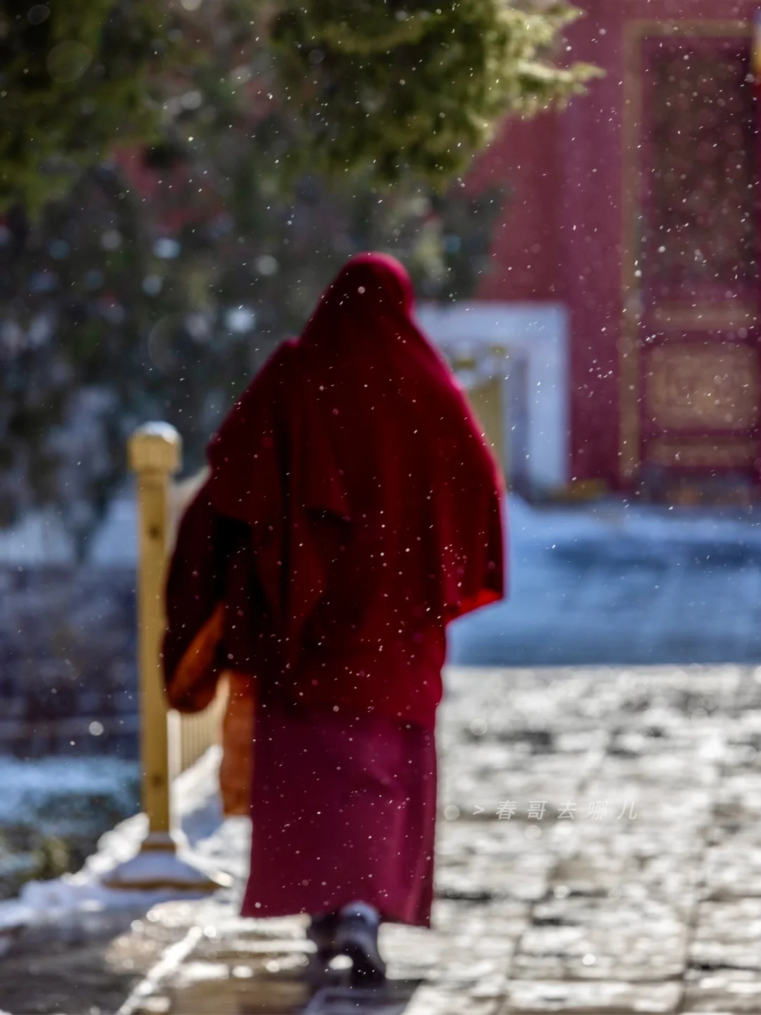 西黄寺的雪 | 封禁三百年，北京zui难约寺院