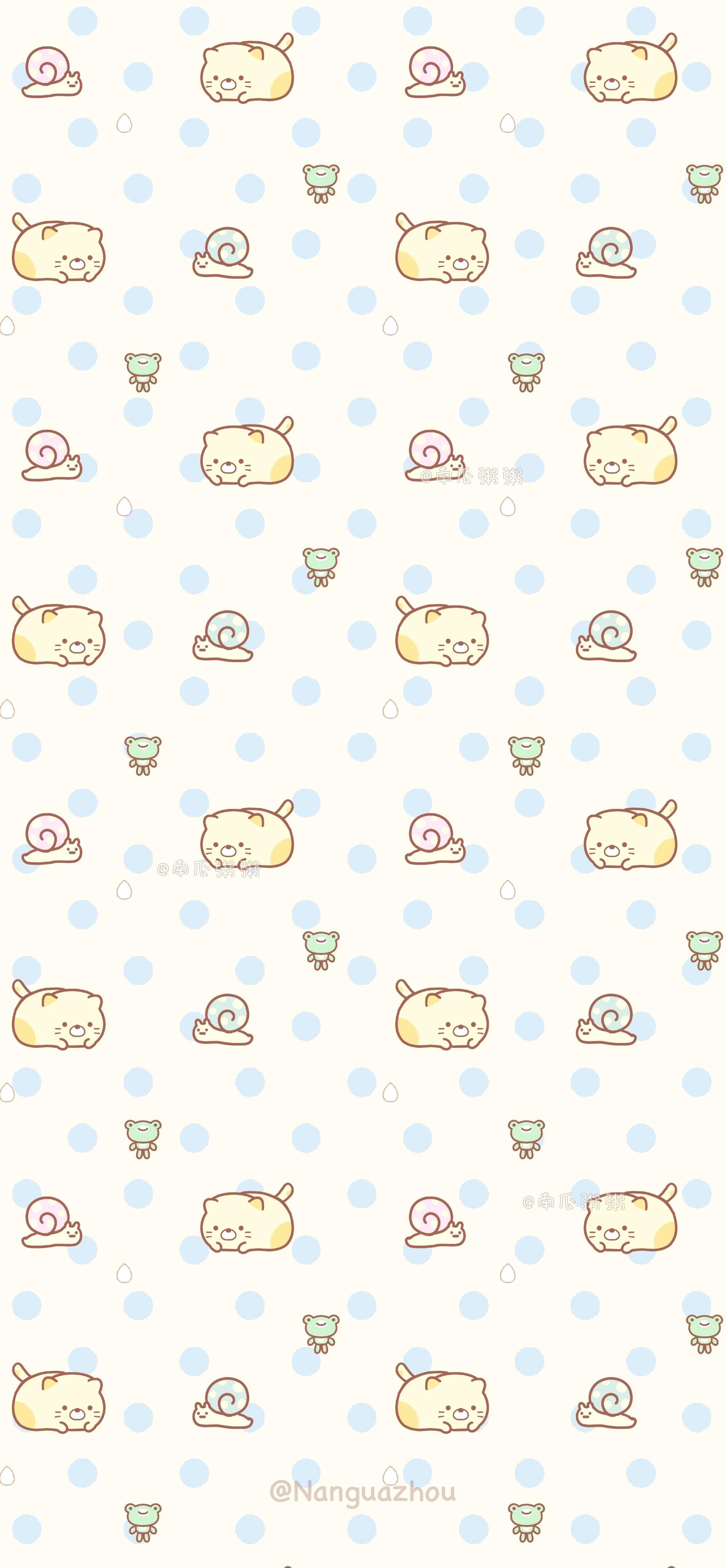 一期可爱平铺萌萌壁纸/聊天背景分享⦁֊⦁꧞🍦💒🧈