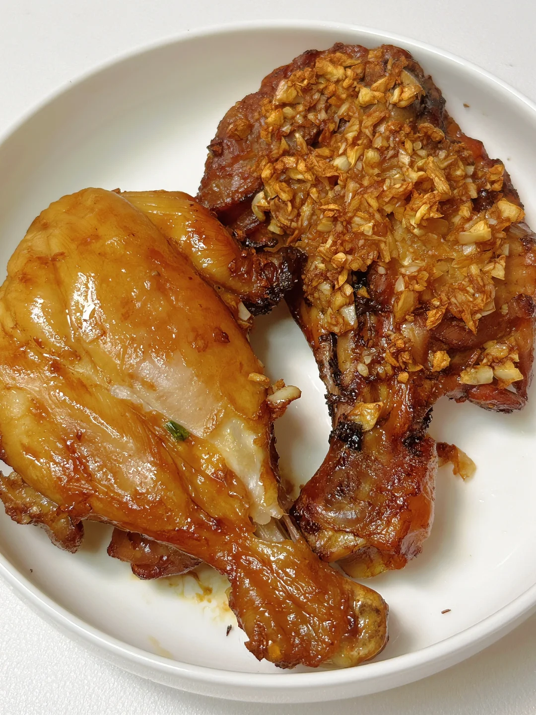 破防了！好吃还巨巨巨掉秤的～无油蒜香鸡腿🍗