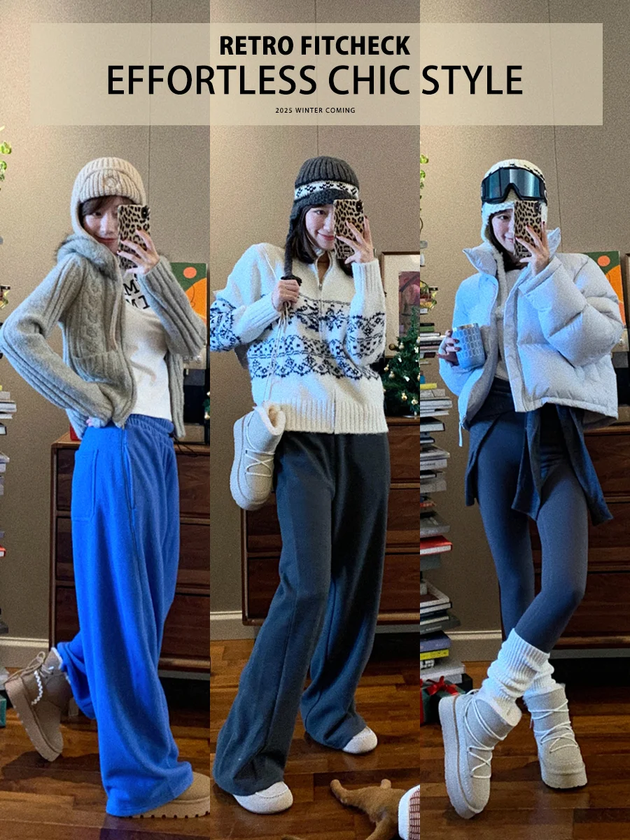 Winter vibes丨雪场穿搭inspo*3 🩵💎🦋❄️