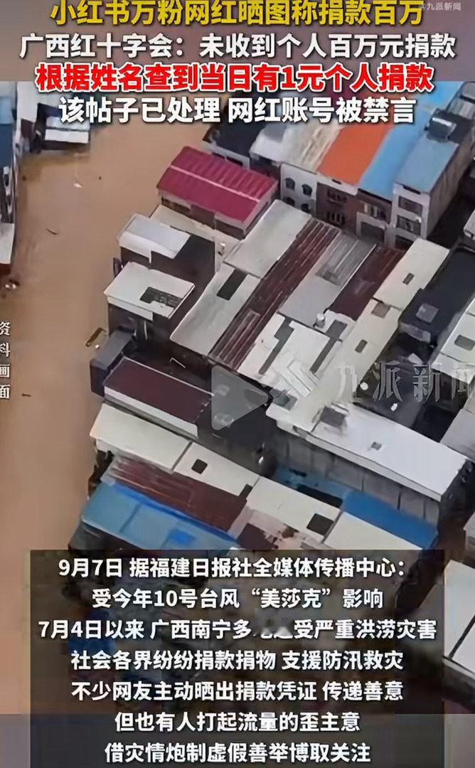 #德子的窝[超话]##网红宣传捐款百万实际只捐1元#可以选择不去捐赠，但弄虚作假消费善意绝不应该 ​