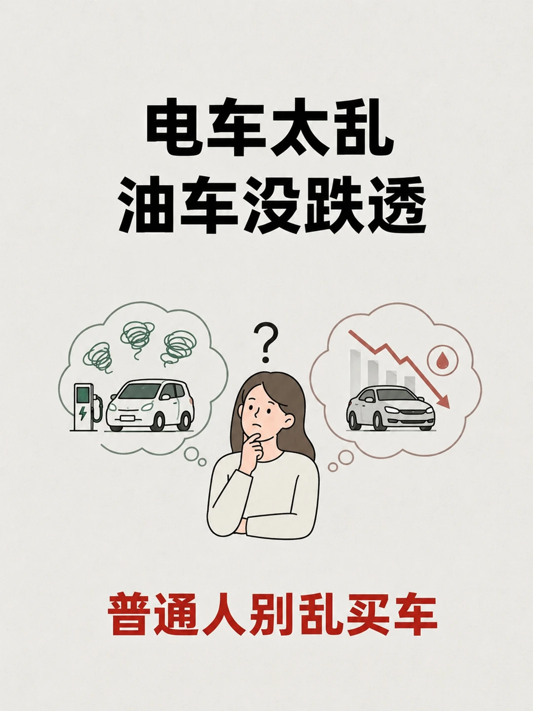 新能源太乱，油车没跌透，普通人怎么买车？