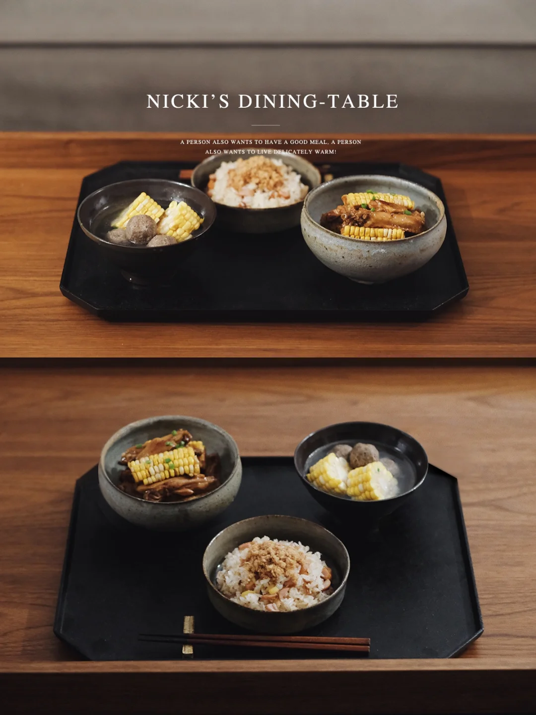 一人食｜一菜一汤一主食，将玉米进行到底…