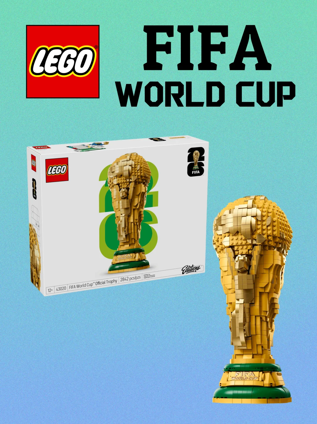 【乐高新品】世界杯大力神杯它来啦🤩