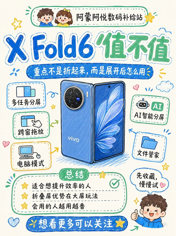 vivo X Fold6隐藏玩法｜这8个真香✨