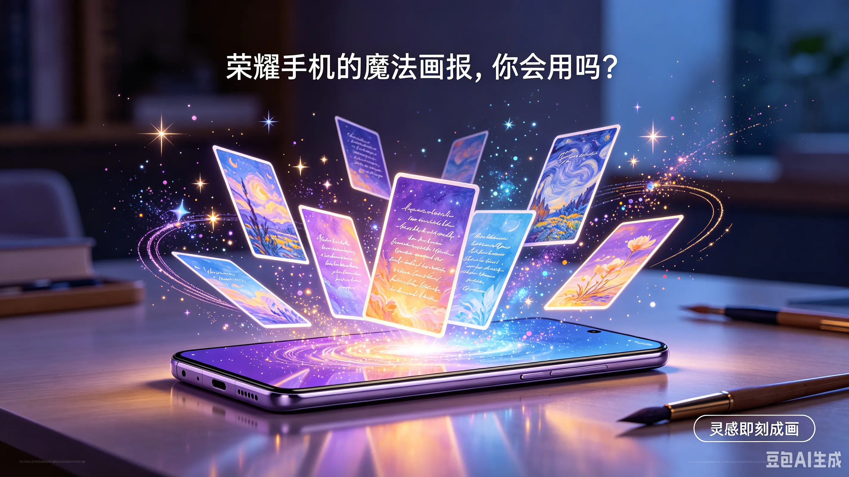 魔法画报就是老版杂志锁屏的升级版，MagicOS9.0以上自带，出厂默认开启，不能卸载，只能手动关闭。锁屏左右滑动，就能切换风景、艺术、人文类锁屏壁纸，也可以导入自己相册照片做轮播锁屏 。
 
✅喜欢用的人觉得
 
1. 锁屏自动换高清壁纸，不用自己到处找图；
​