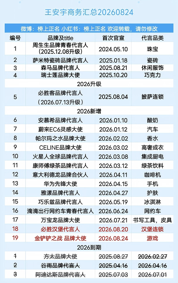 王安宇商务汇总（19个）20260824