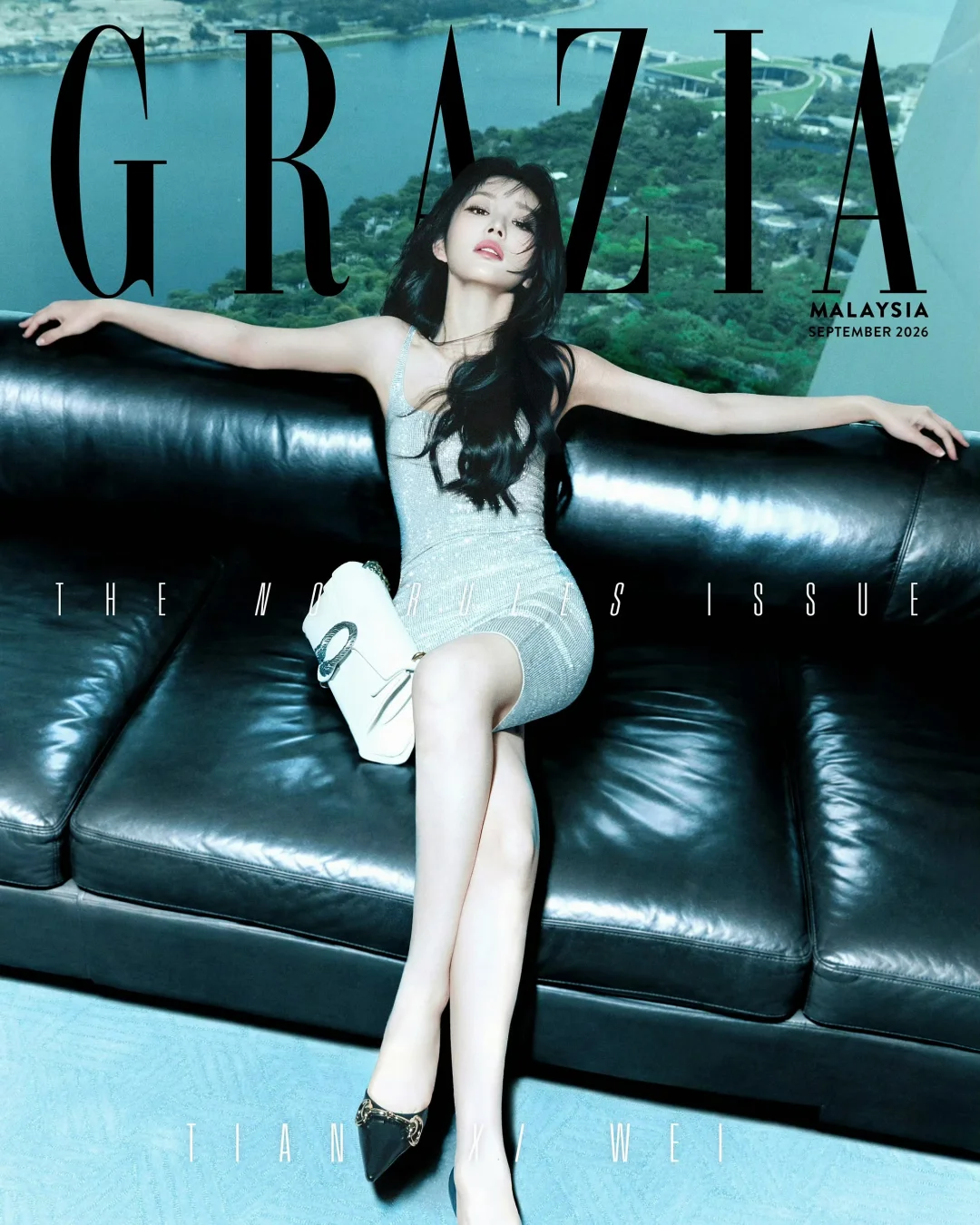 田曦薇 ✖️ Grazia双版金九 首封即高光