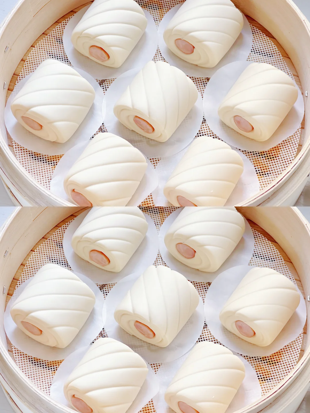 松软细腻的肠仔馒头来啦！比面包更好吃呀！