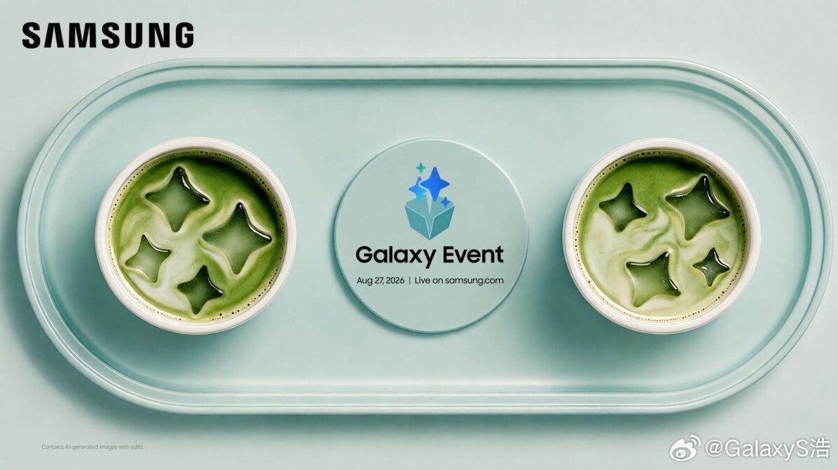 #三星荣誉星粉团[超话]# 
The New Samsung Galaxy～8月27日见[围观][围观][围观] ​