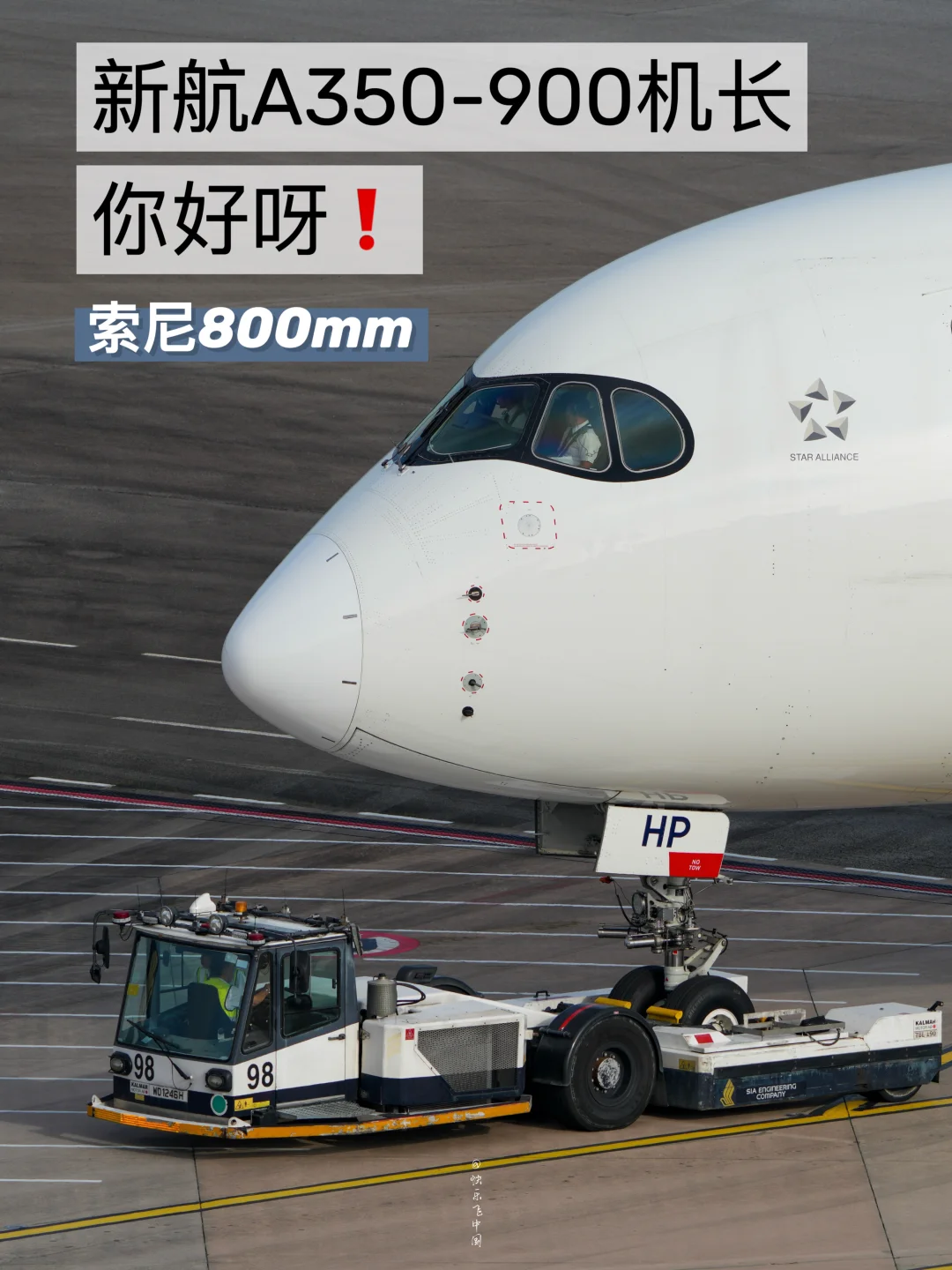 索尼800mm｜你好，新航A350-900机长❗️