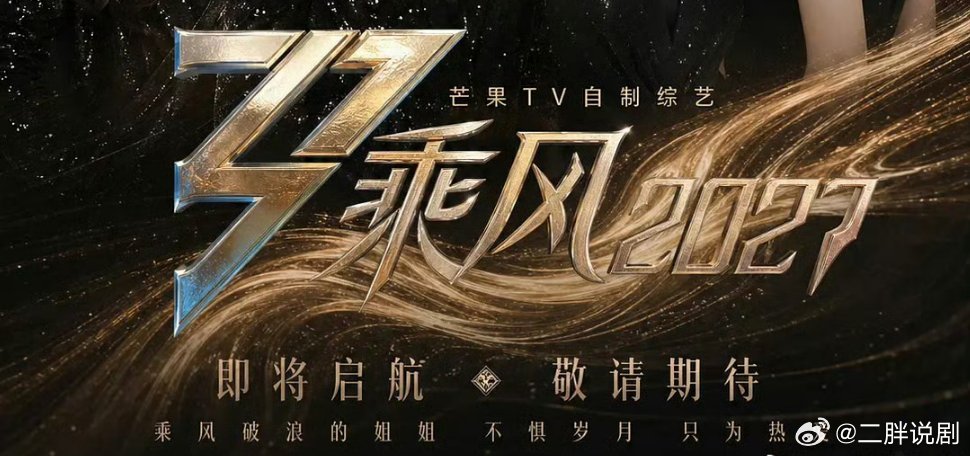《乘风2027》（浪姐8）

播出平台：芒果TV
白百何、殷桃、卜冠今、黄婷婷四位姐姐已早早接触，预订本季名额 ​