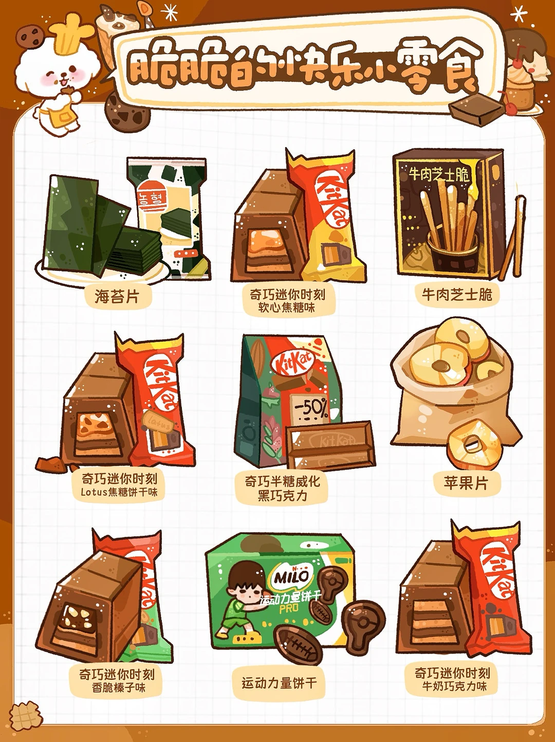 冬天的快乐就是零食给的！尤其是巧克力🍫