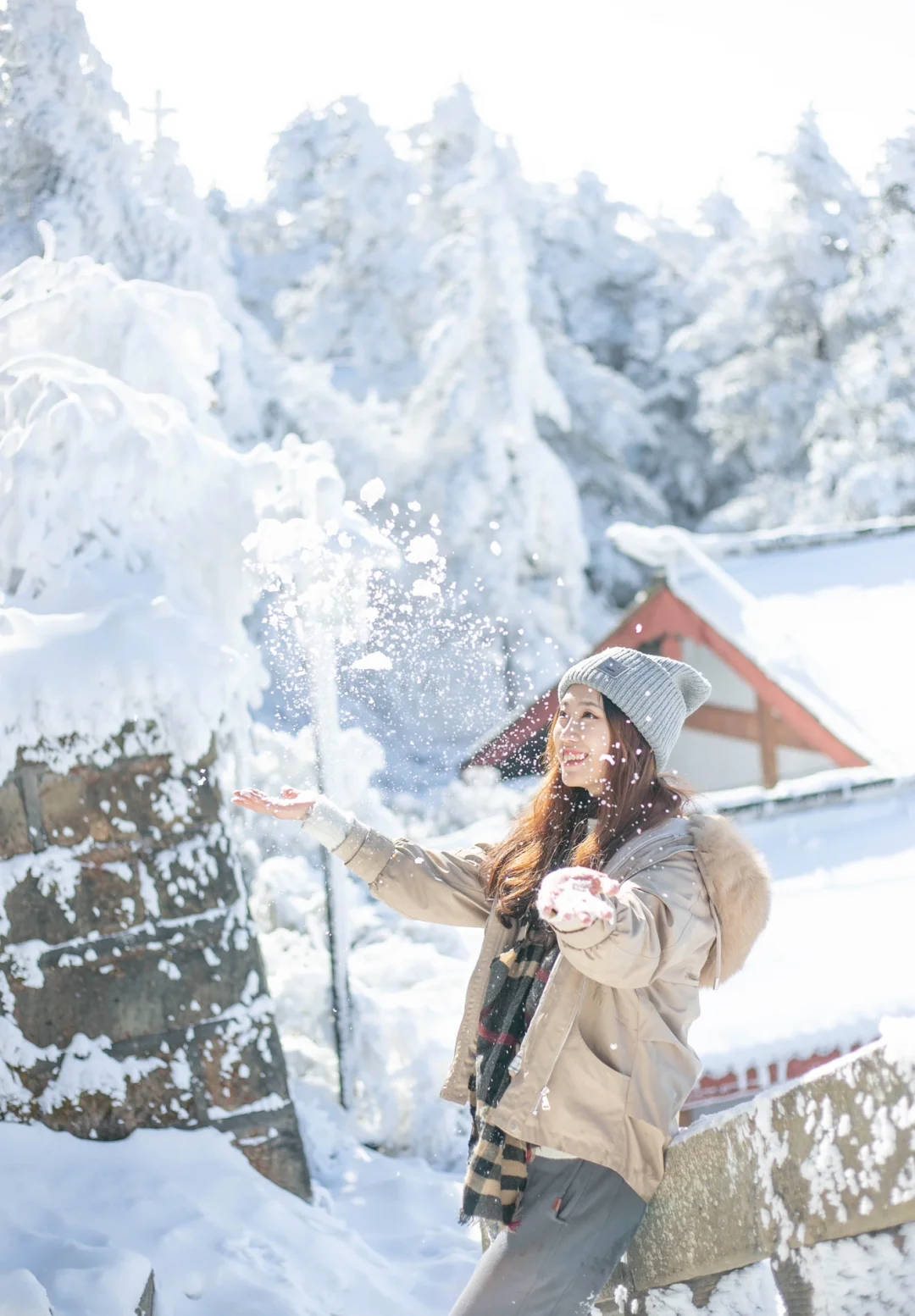 重庆高铁到峨眉山🏔️2日耍雪泡温泉这样玩