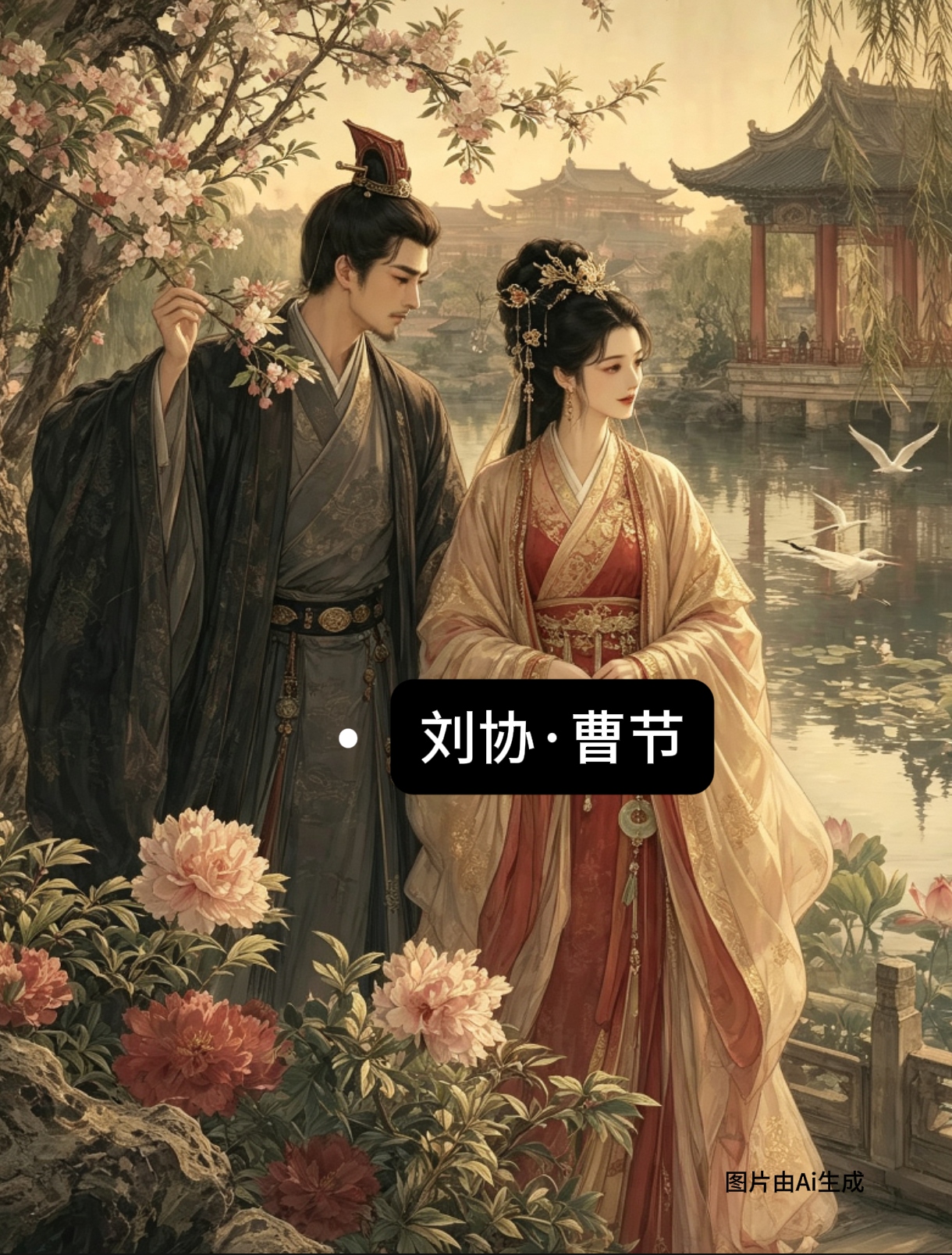很多人只知道汉献帝刘协是傀儡皇帝，却很少有人提起曹节。
她是曹操的女儿，曹丕的妹妹，身为曹家贵女，却嫁给了汉室最后的帝王。这场婚姻，从一开始，就是一场政治交易。
 
曹操为牢牢握住皇权，将三个女儿一同送入许都皇宫，曹节便是其中之一。
她被册封为皇后，一边是自己的夫君，大汉天子刘协；另一边是父亲曹操，