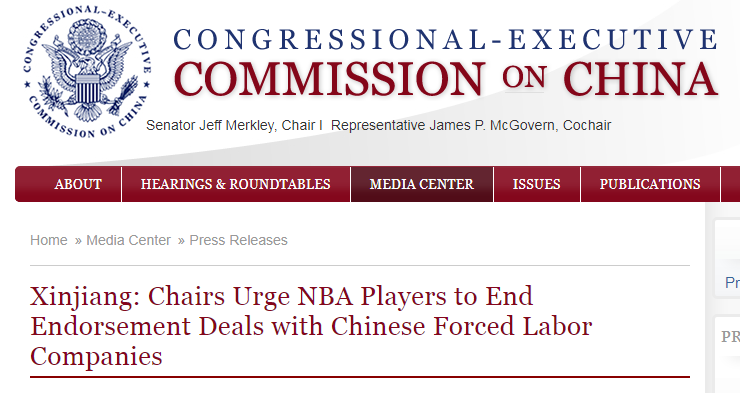 外媒: 美議員施壓NBA球星停止代言中國運動品牌, 中國駐美使館怒斥-圖2