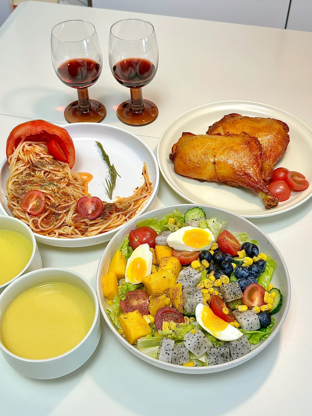 二人食｜30分钟搞定晚餐🍝低脂又健康～
