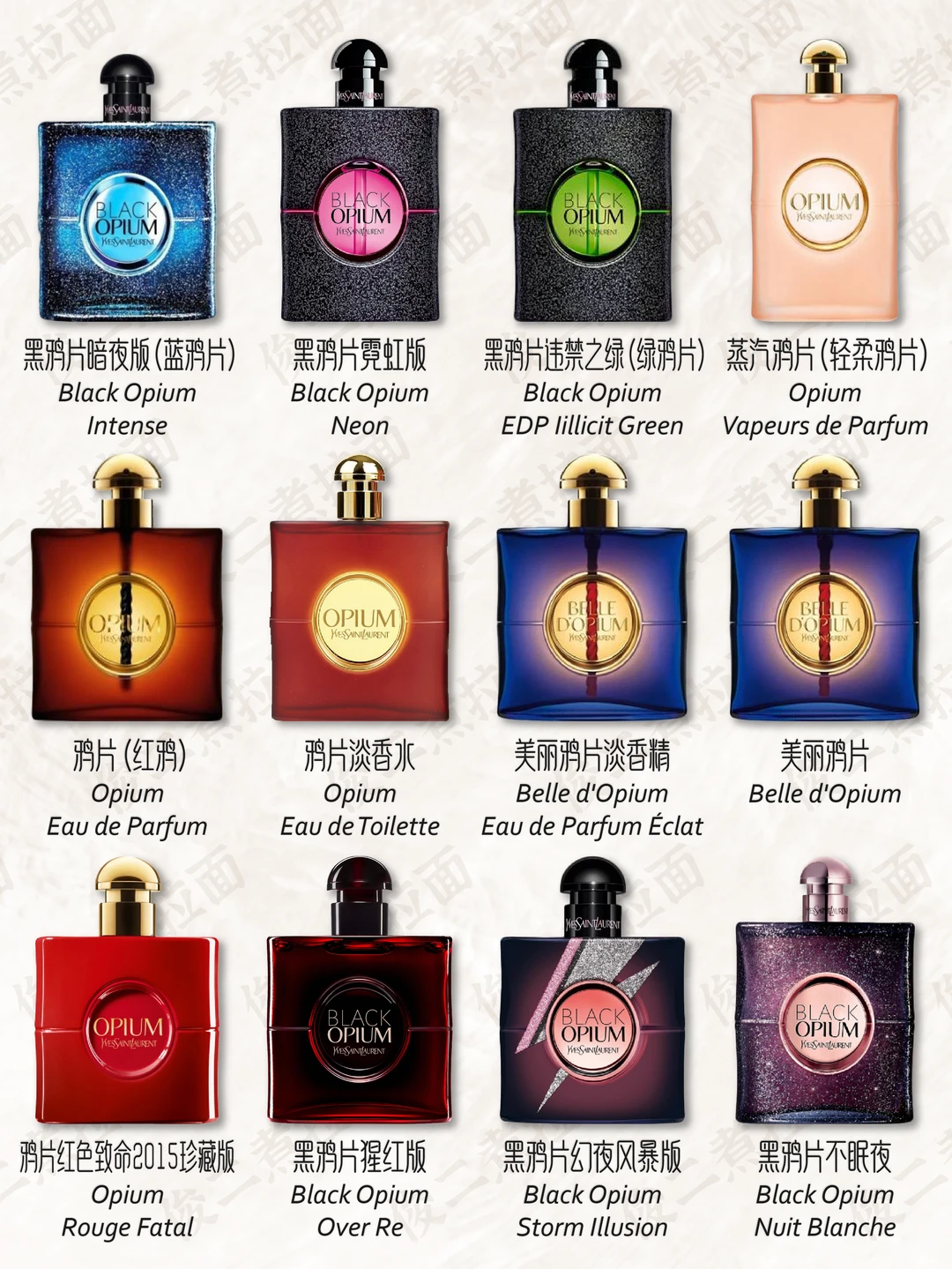 Yves Saint Laurent 圣罗兰香水合集（下）