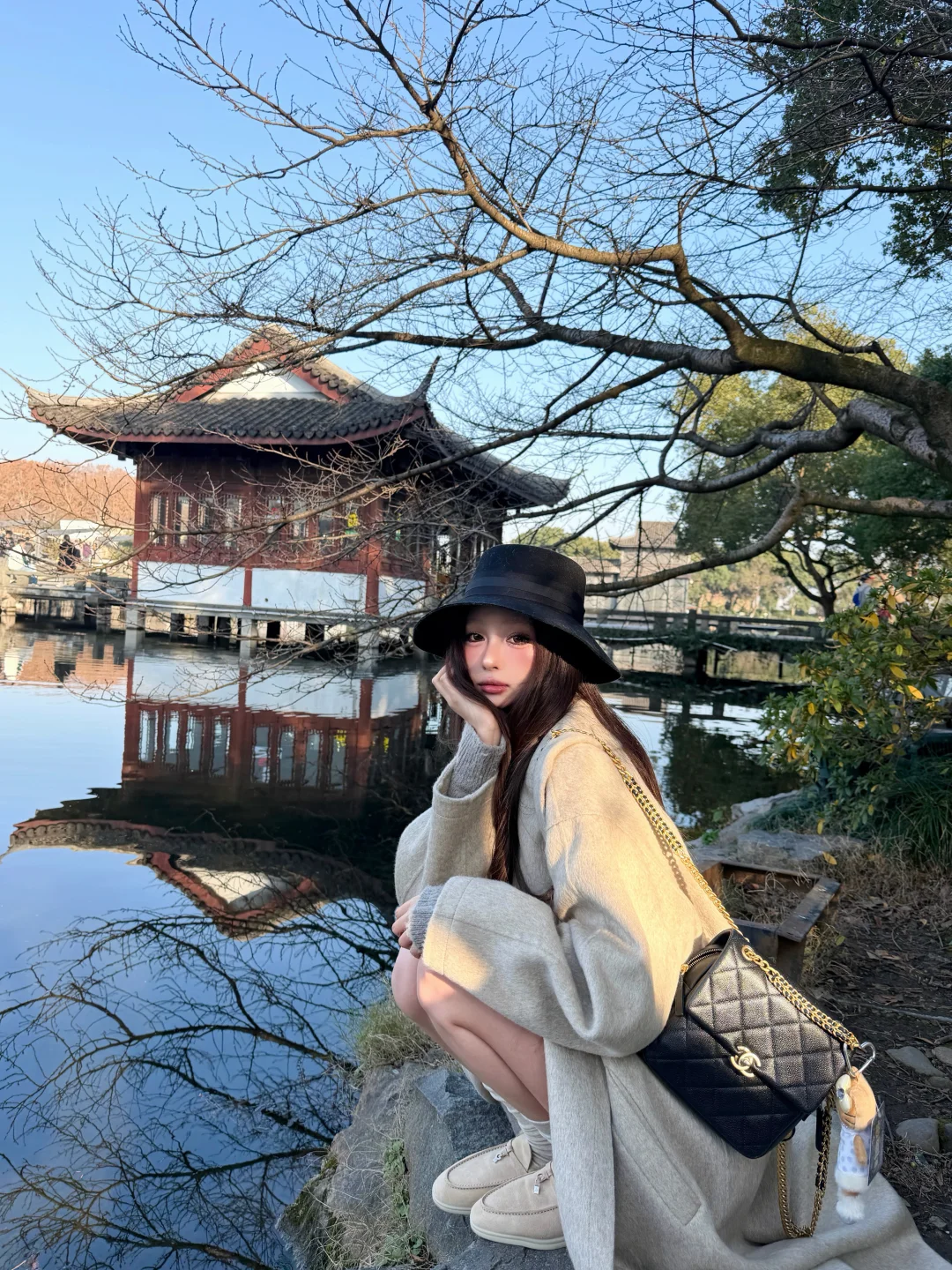 太爱冬季的西湖边