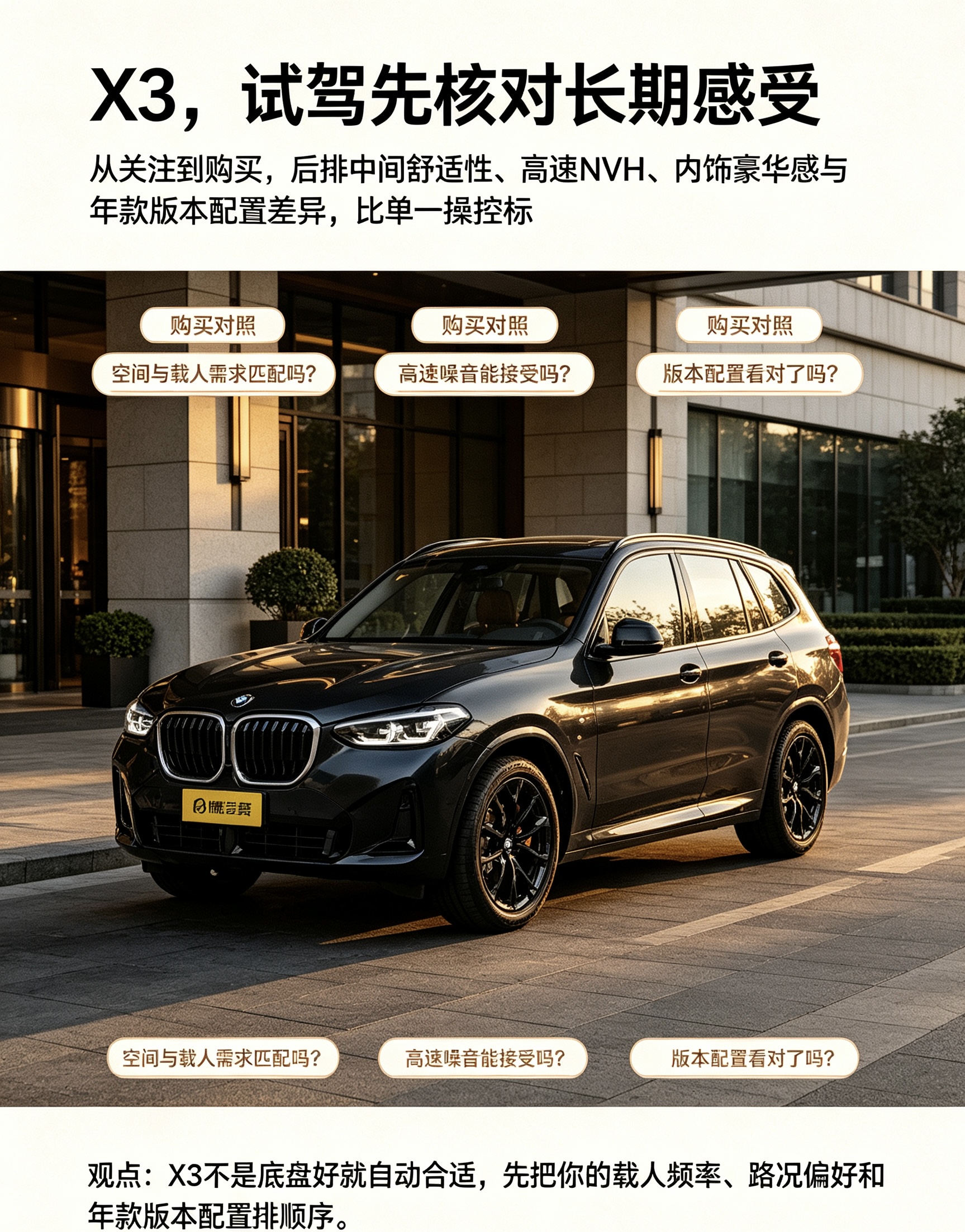 宝马X3试驾先核对长期感受