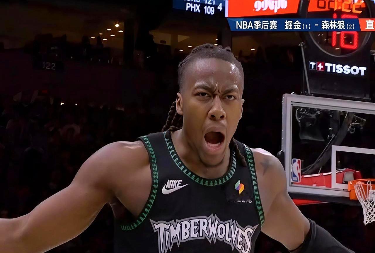 火箭肠子都悔青了吧？！    森林狼替补席上，一个叫多森姆的哥们，今天...