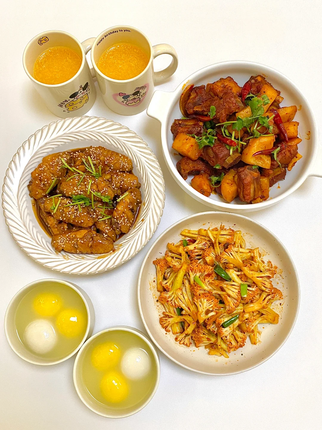 二人食｜元宵节快乐🏮土豆烧排骨太好吃了😋