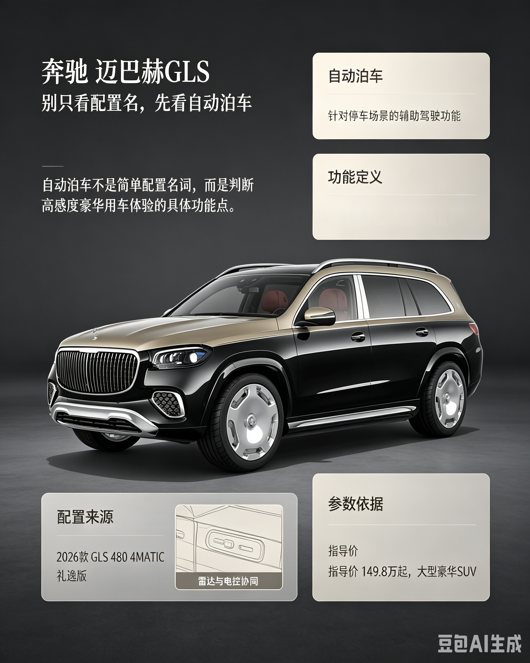 迈巴赫GLS泊车真的比想象中香？