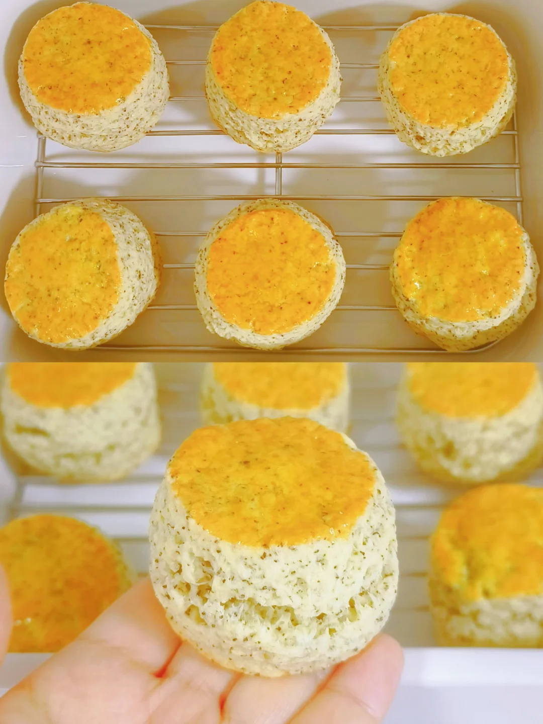 锁死这个配方🔥外酥里软的伯爵红茶司康