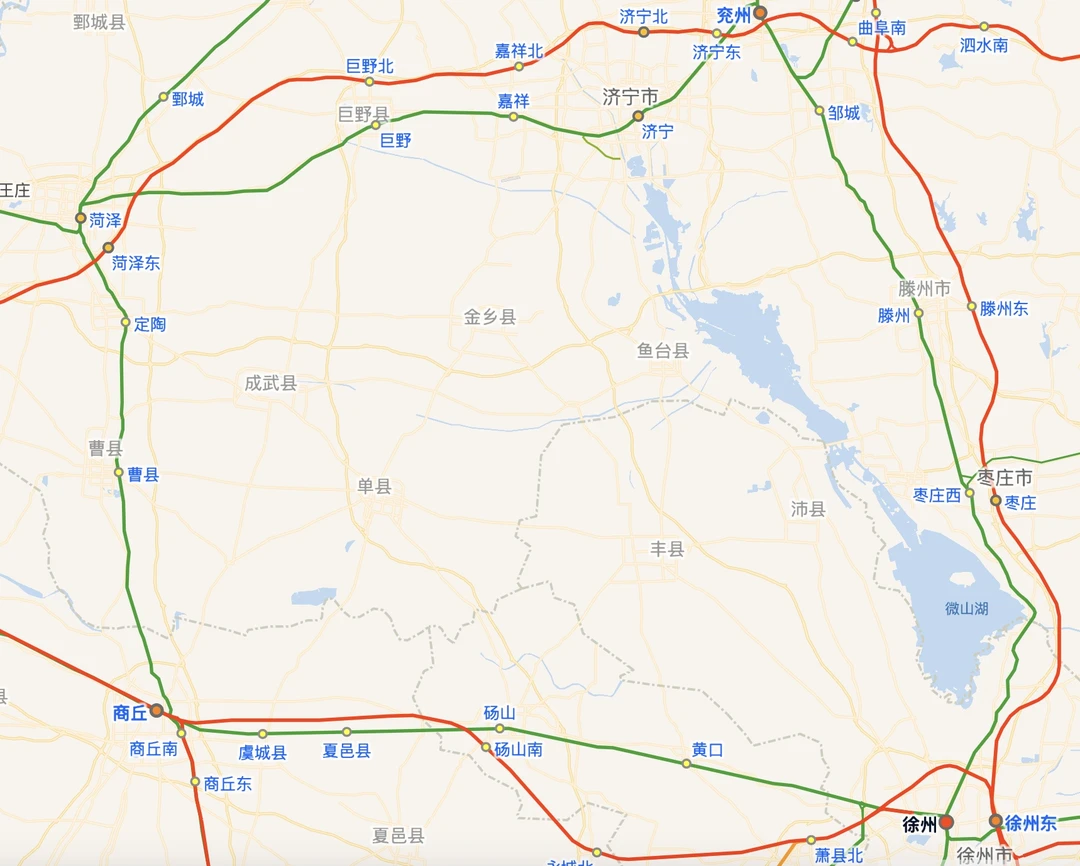 东部一个1.5万平方公里无客运铁路的区域