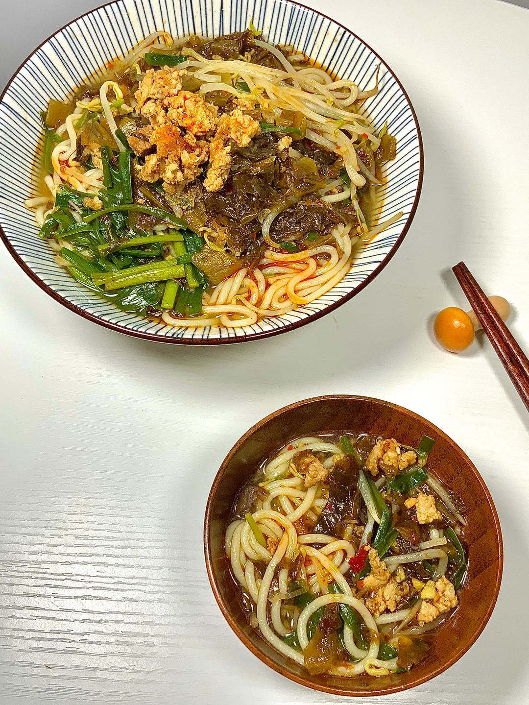 酸菜肉末米线｜云南小锅米线🍜超级香浓🥺