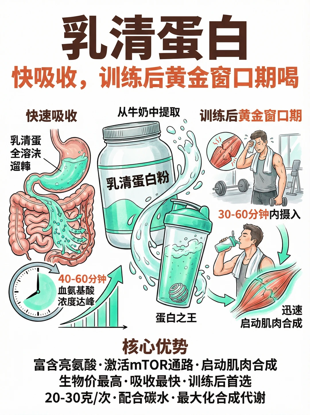 练完不喝等于白练？减脂or增肌都可以喝！