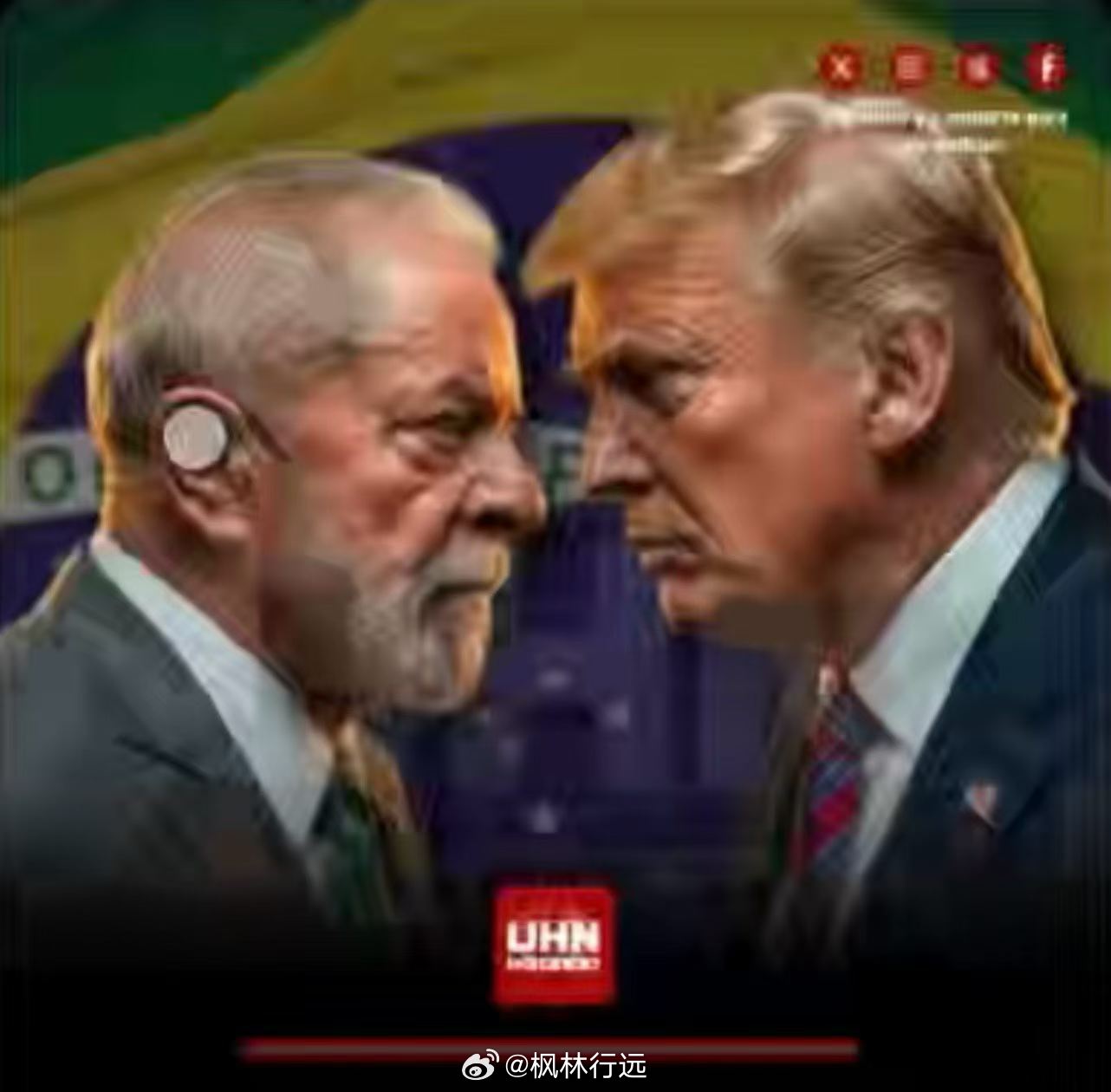 🔥🇧🇷🇺🇸在一场外交战争宣言中，卢拉拒绝了美国使节的签证。 ...