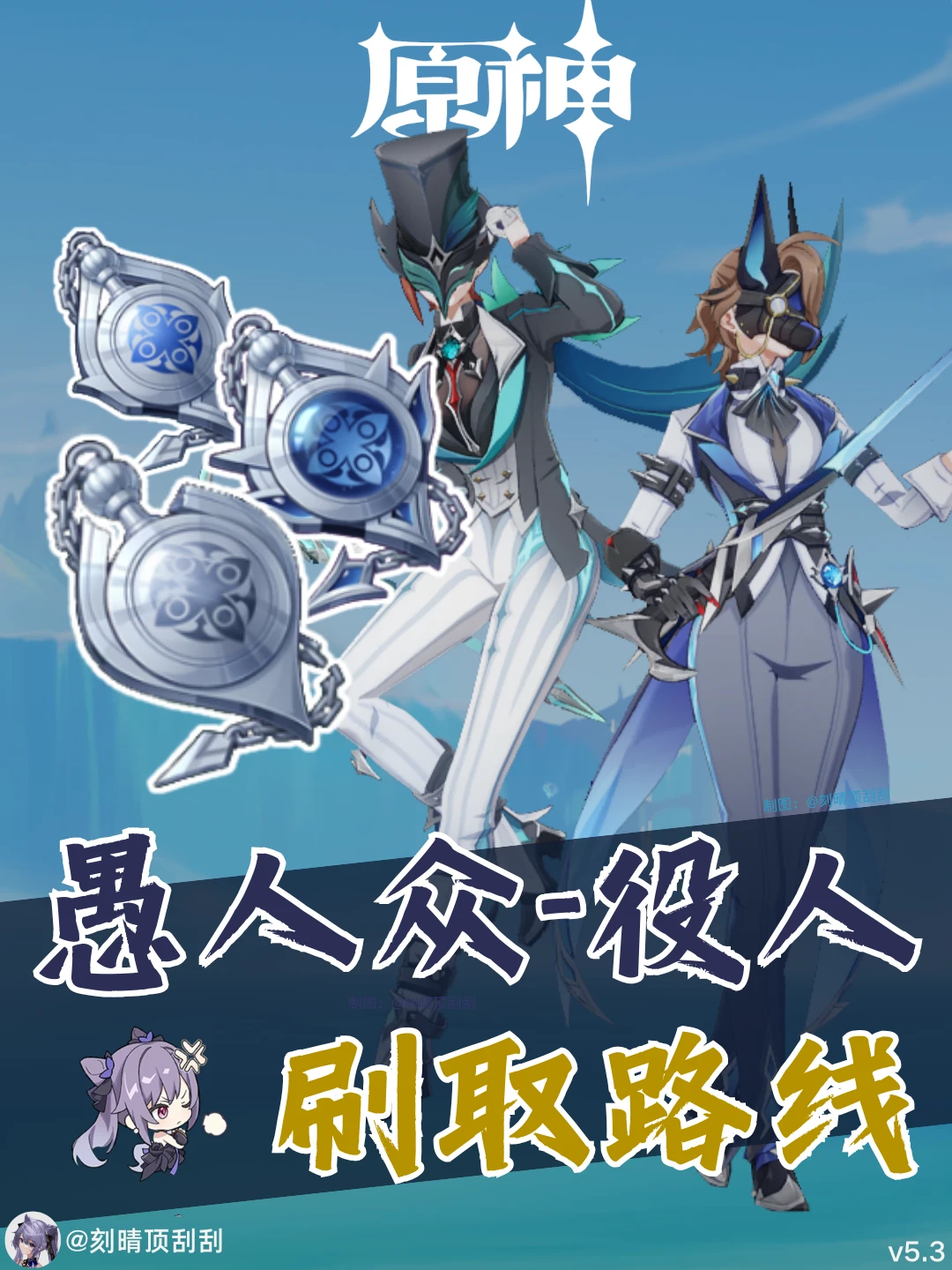 [材料]赦罪突破材料-愚人众役人刷取路线