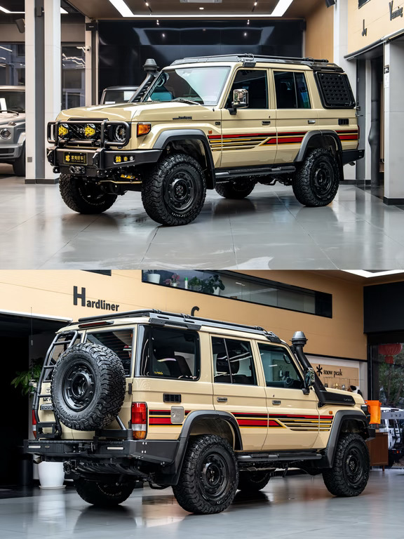 2025年40周年纪念版丰田LC76沙漠黄汽油4.0L