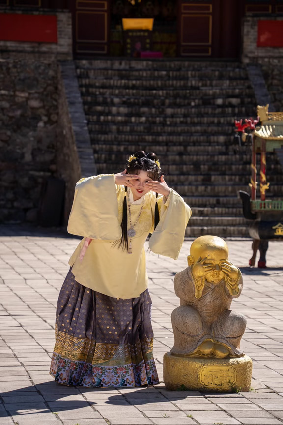 汉服旅行｜蔚县小五台山金河寺