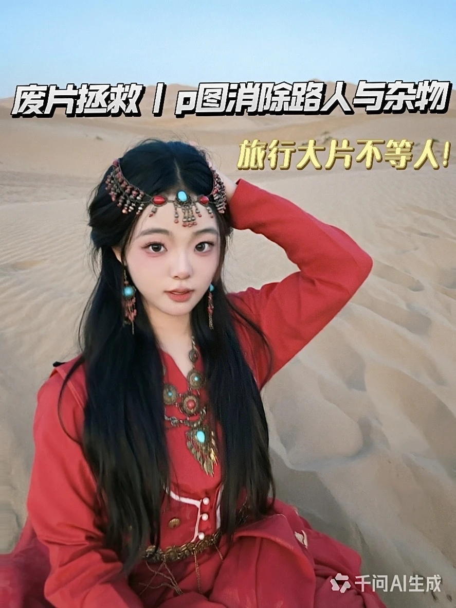 废片拯救 | 消除路人与杂物：3秒搞定P图！