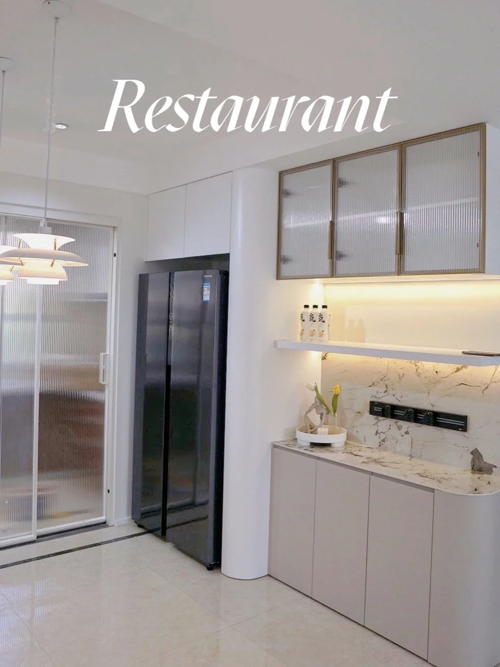 这么美的餐边柜竟然是木工打的❓㊙️附尺寸