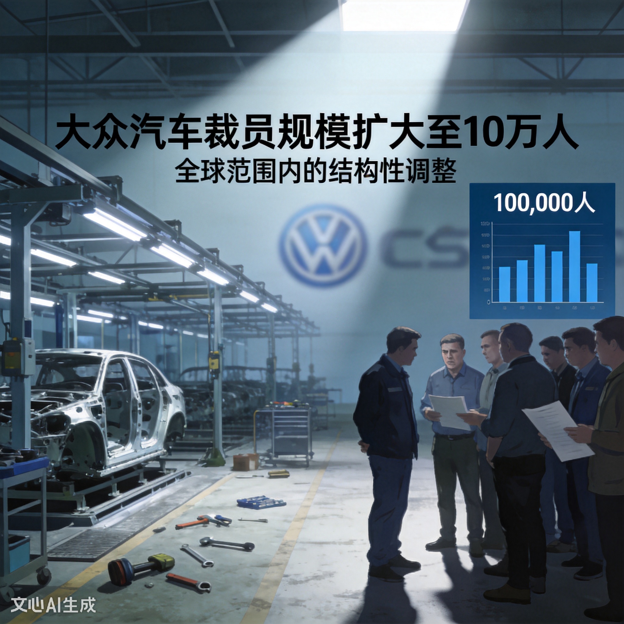 大众汽车扔出重磅消息！直接把全球裁员规模扩至10万人，这是它成立以来力度最大的一次自救重组。